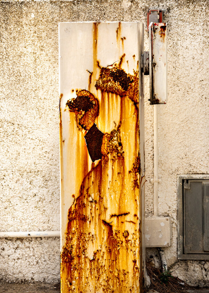 Rust vegg figur